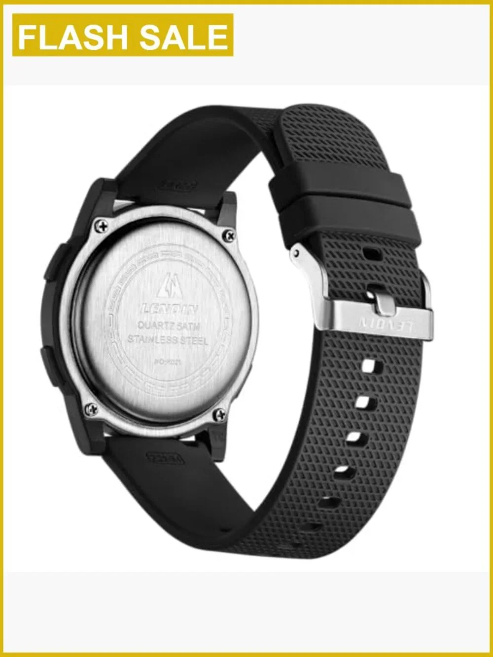 Men's Ultra Thin Sports Digital Watch Waterproof LED